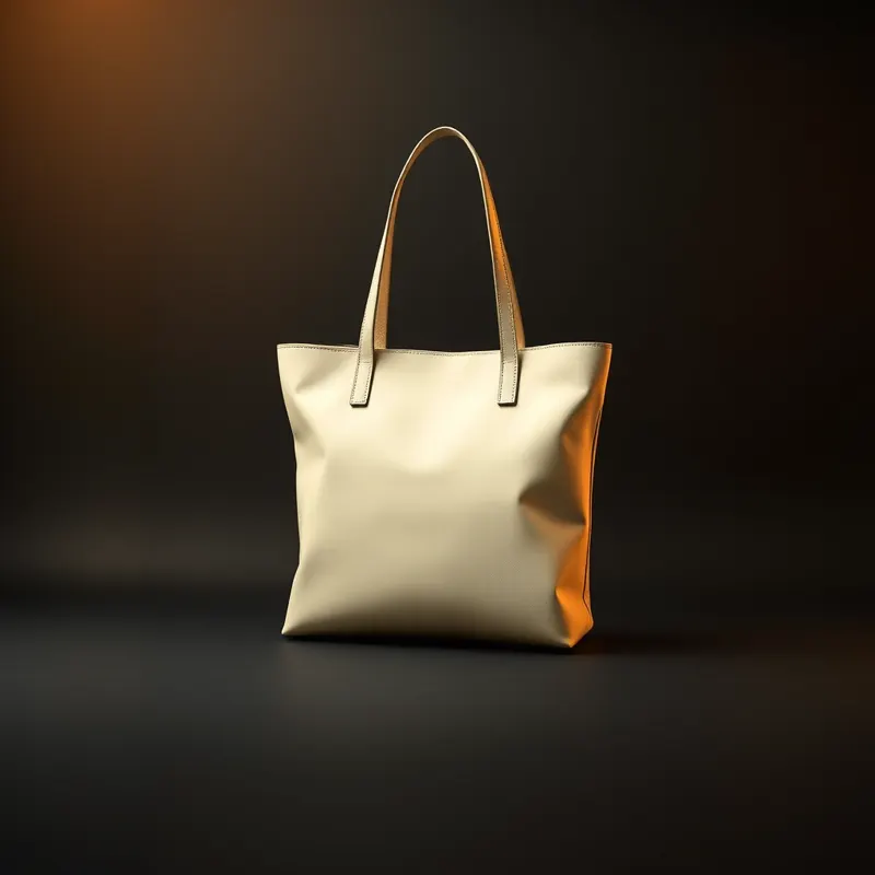 Cream Line Tote